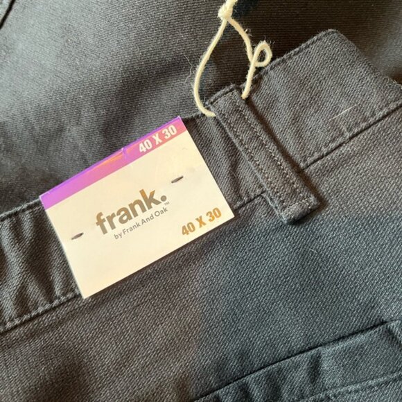 Frank And Oak 40 x 30 Black NWT Knitted Pants - Picture 3 of 4